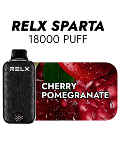 RELX Sparta 18000+ Puff Disposal Vape – Cherry Pomegranate