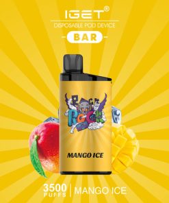 IGET Bar 3500 Puff Mango Ice Disposable Vape