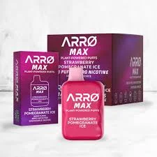 ARRØ MAX – Strawberry Pomegranate Ice (5,000 Puffs) Plant Powered Aromatherapy Device