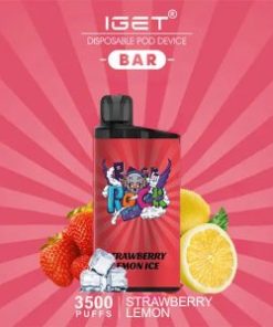 IGET Bar 3500 Puff – Strawberry Lemon Ice